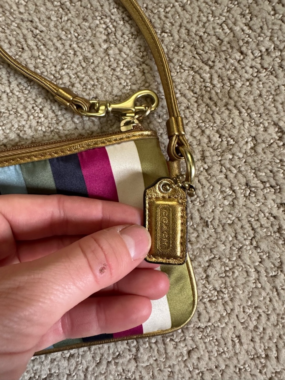 Vintage Y2K Coach Poppy Julia mini wristlet - Picture 4 of 6